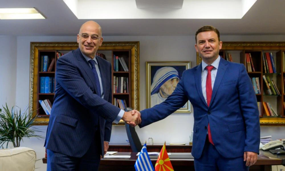 Δένδιας από Σκόπια: Θα στηρίξουμε την ευρωπαϊκή προοπτική της «Βόρειας Μακεδονίας»